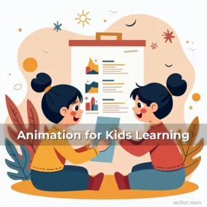 Artistic representation for Animation for Kids Learning