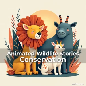 Artistic representation for Animated Wildlife Stories Conservation