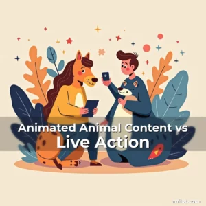 Animated Animal Content vs Live Action