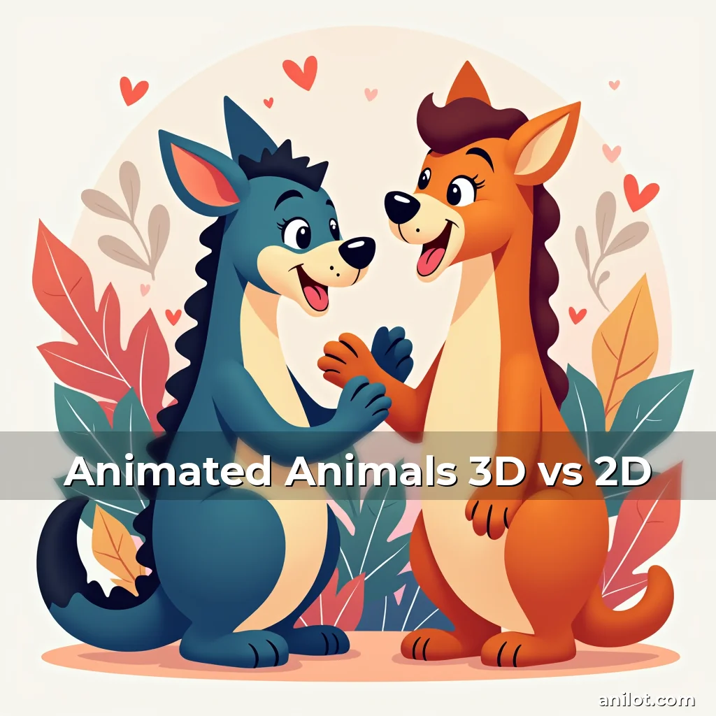 Read more about the article Animated Animals 3D vs 2D