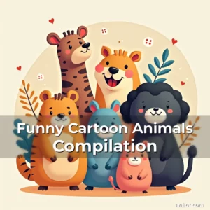 Funny Cartoon Animals Compilation