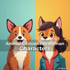 Animal Cartoons vs Human Characters