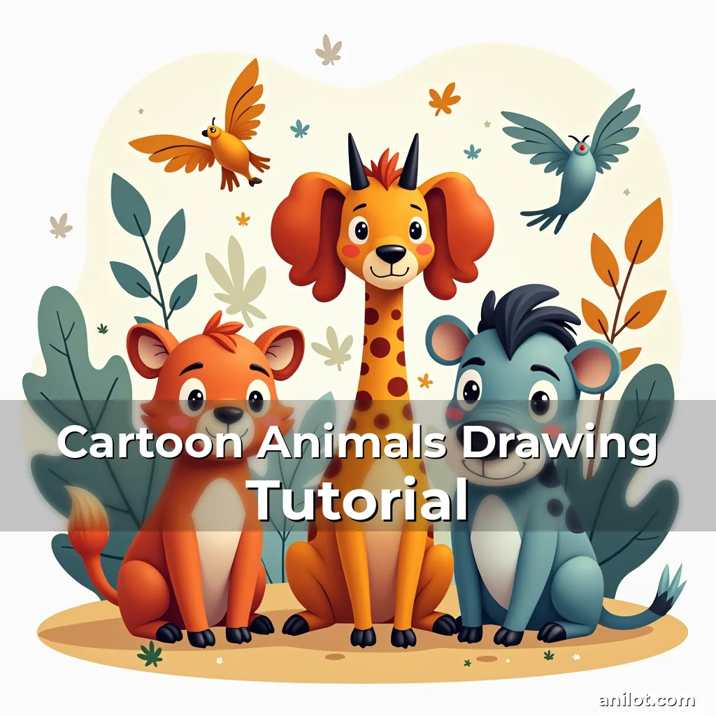 Read more about the article Cartoon Animals Drawing Tutorial