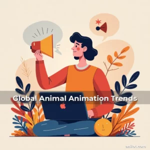Artistic representation for Global Animal Animation Trends